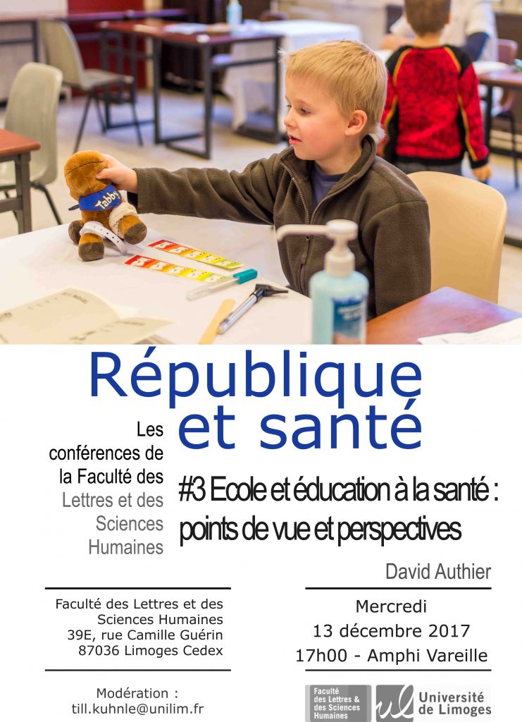 conference école et éducation à la santé