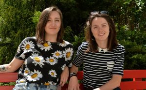 Ilona et Coline volontaires servicices civiques